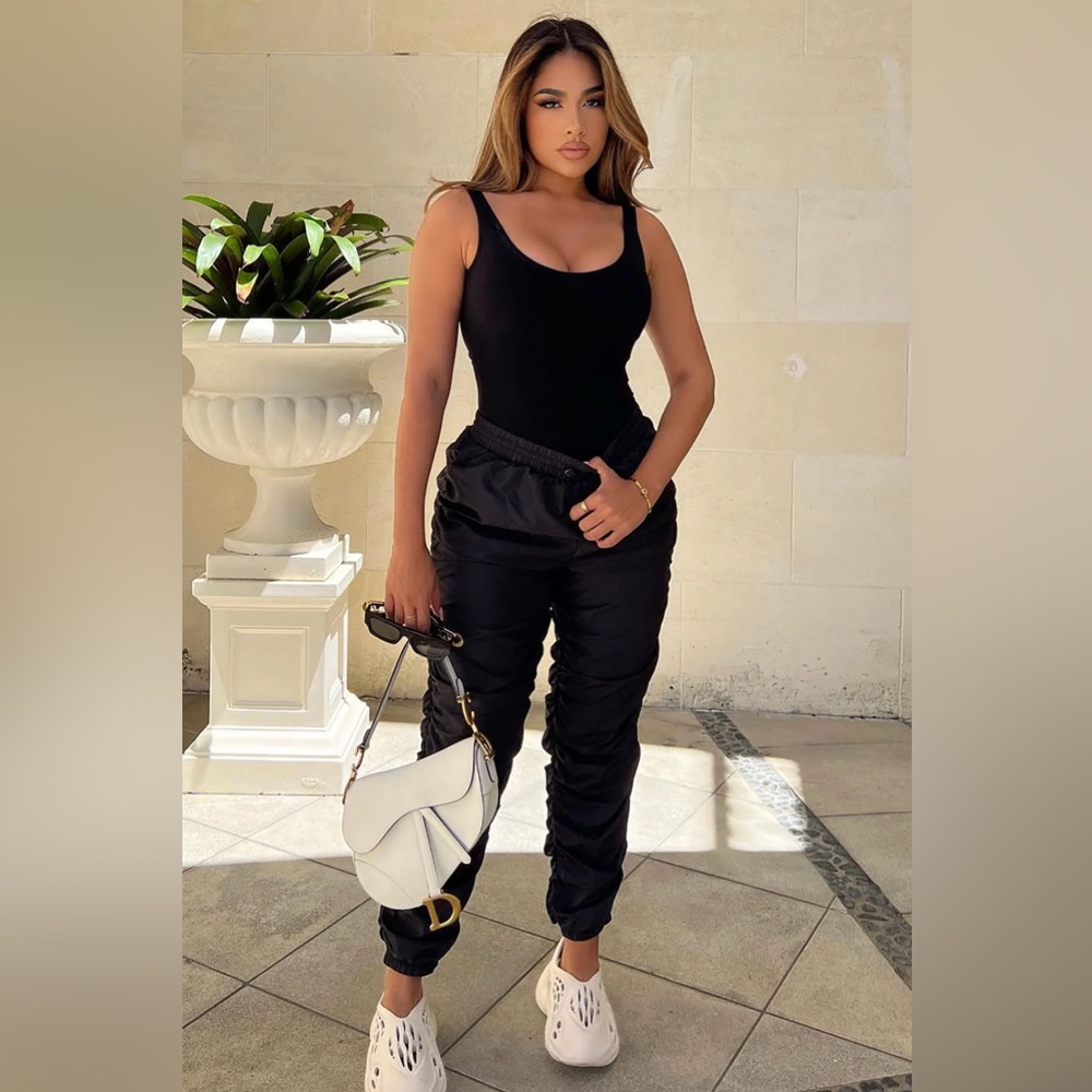 Fashionnova Ruched Jogger Pants